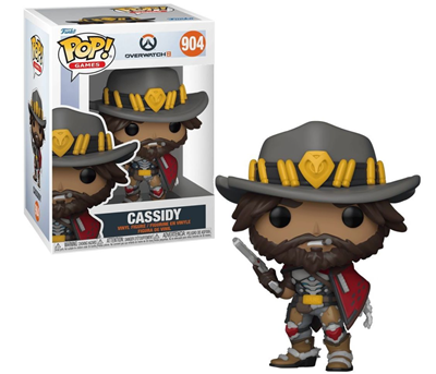 اکشن فیگور 9 سانتی فانکو پاپ کسیدی مدل Funko POP - Games - Overwatch 2 - Cassidy _اسباب بازی